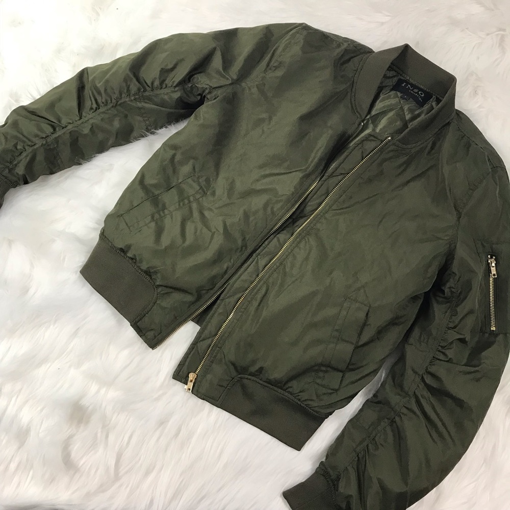 Inso collection bomber jacket women’s size large